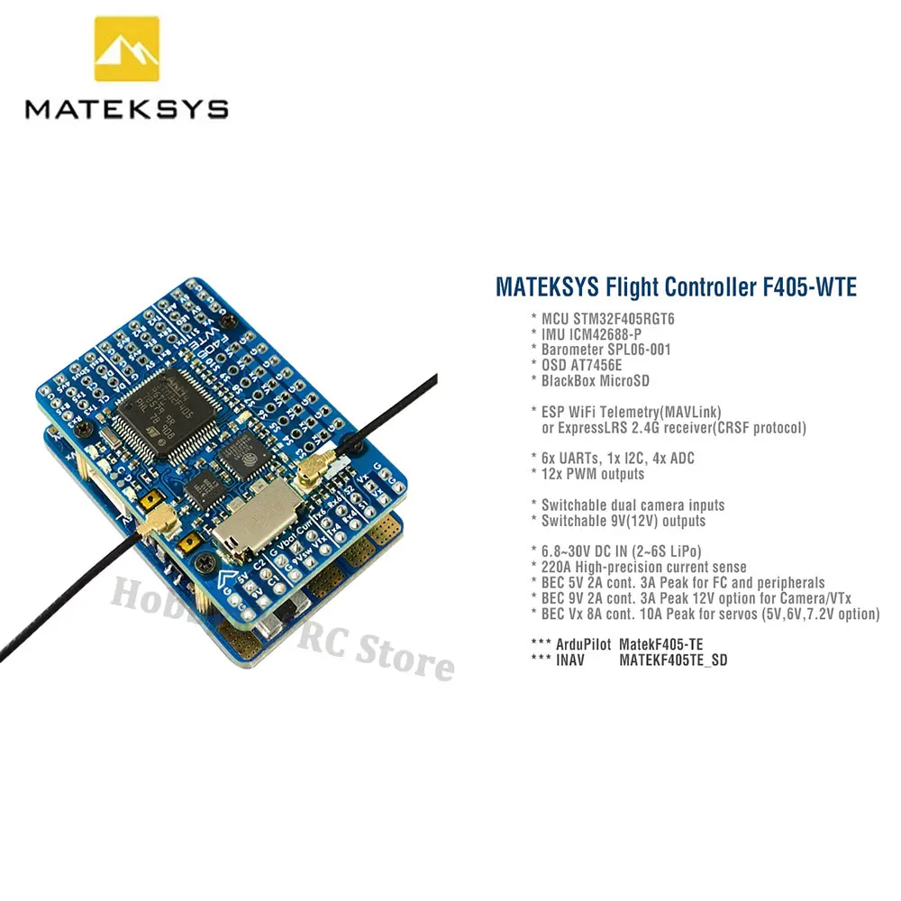 Matek MATEKSYS F405-WTE F405 U - Mateksys Flight Controller F405 Wte incelemesi ve fiyatı